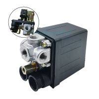 มาใหม่ 1pcs Air Compressor Pressure Switch Control Valve 220V Safety Valve 4 Port dental chair unit tool dental lab item