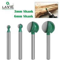 【DT】hot！ LAVIE 3mm or 6mm Shank Round Carving Bit Router for Wood Milling Cutter Core Tungsten Carbide