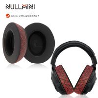 Nullmini แผ่นรองหูสำรองสำหรับ Logitech G Pro X ปลอกหุ้มหูฟังเจลทำความเย็นที่ครอบหูชุดหูฟัง