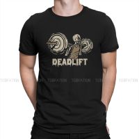 Deadlift Tshirt For Male Weightlifting Gym Camisetas Fashion T Shirt 100% Cotton Comfortable Print Loose