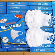 Hót  Combo 5 HỘP 50 cái  Khẩu Trang 5D Mask Famapro Cao Cấp Bảo vệ sức khoẻ