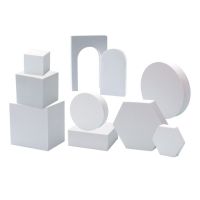 10pcs/set Shooting Studio Geometric Cube Stand Foam Jewelry Display Backdrop Posing For Products Photography Background Prop Colanders Food Strainers