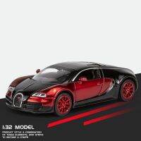 Bugatti Veyron ซูเปอร์กีฬาจำลองที่สวยหรู Die-Casts และของเล่นยานพาหนะม้าคู่1:32ล้อแม็กคอลเลกชันรุ่นรถเด็กของขวัญ