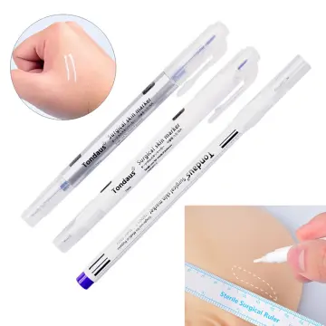 Tattoo, Piercing, Surgical Skin Marker + Sterile Ruler - Esthetic