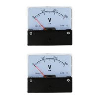 2X Rectangle AC 0-300V Gauge Analog Voltage Panel Meter Voltmeter DH670