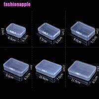 FAMY 10pcs Mini Small Case PP Transparent Plastic Storage Box Pack boxes DIY FAA