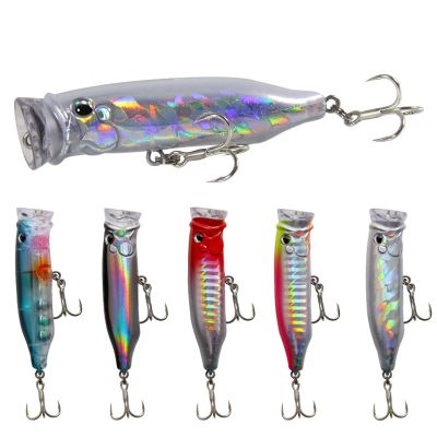 New lure bait hitting water horn wave climbing lure fishing bait 7 cm 9.4 g with blood tank hook floating water fake bait