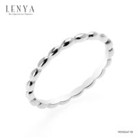 Lenya Jewelry  แหวน Bubble Ring ตัวเรือนเงินแท้ เพิ่มลวดลายบนตัวเรือนให้ดูเก๋ไก๋