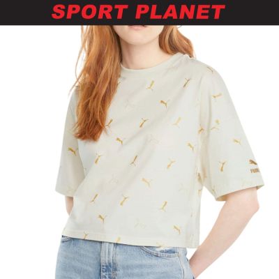 Puma Women Classics Graphics AOP Tee Shirt Baju Perempuan (531633-73) Sport Planet 42-44