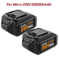 ljmu15 20V 6.0Ah Lithium Ion Battery for Worx 20V Battery WA3578 WA3520 WA3525 for Worx WG151s WG155s WG251s Replacement Worx Battery