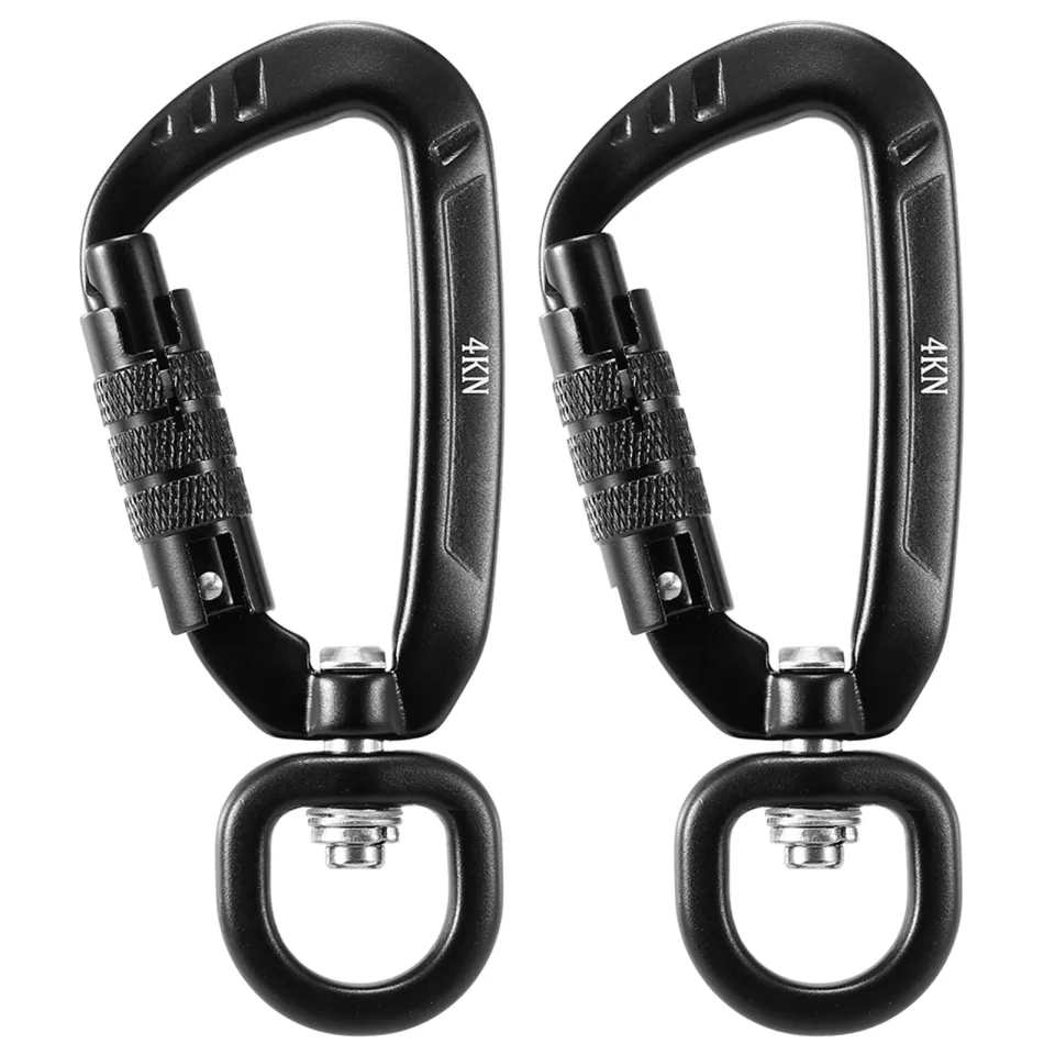 Lixada Swivel Carabiner Clip 360 Rotatable Spinner Carabiner Small