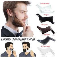 Men Beard Shaping Styling Template Comb Sided Man Hair Trimming Barber