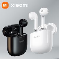 เหมาะสำหรับ Xiaomi หูฟังบลูทูธเรดมี่หูฟังไร้สายเฮดเซ็ตกันน้ำสปอร์ตหูฟัง TWS ไมโครโฟนความละเอียดสูงควบคุมแบบสัมผัส Fone De Ouvio