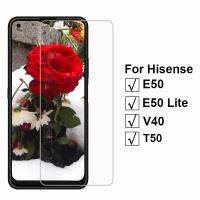 2-1PC สำหรับ Hisense E50 Lite 2021 ป้องกันหน้าจอ 9H ป้องกันฟิล์มบน Hisense V40s HLTE229E T50 HNR551 VidriO-EDJLK STORE