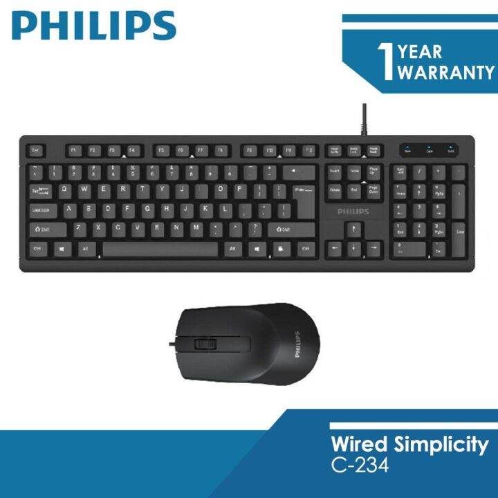 philips-spt-c234-คีย์บอร์ด-เมาส์-keyboard-and-mouse