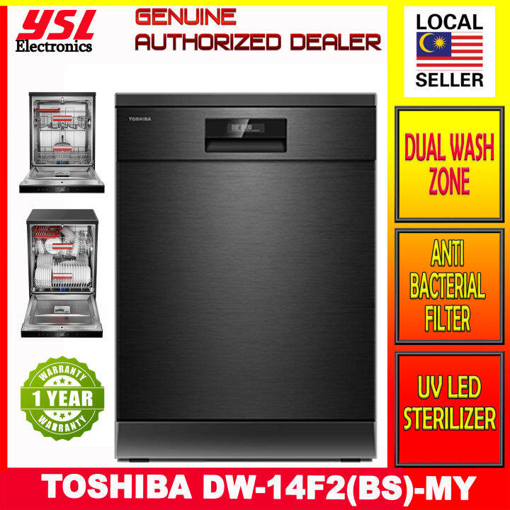 Toshiba Freestanding / Counter Top Dishwasher With UV LED Light, Anti