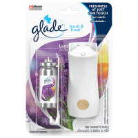 SuperSale63 12 มล. เกลด Glade ผลิตภัณฑ์ปรับอากาศ ดูแลกลิ่นให้หอมในสภาพแวดล้อม เกลดทัชแอนด์เฟรชลาเวนเดอร์ 12 มล.