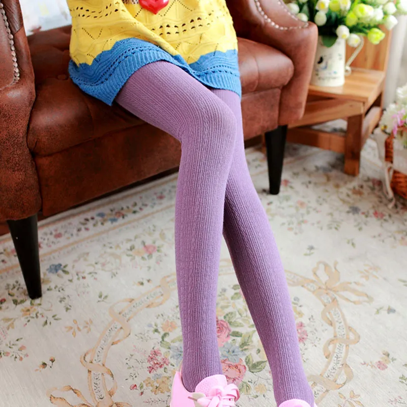 LiaoTai Women Stretch Cable Knit Thermal Leggings Tights Winter Pantyhose  Stockings Warm