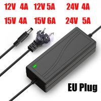 อะแดปเตอร์4A AC 100V-240V ไปยัง DC 12V 15V 24V 24V 5A อะแดปเตอร์สวิทชิ่งเพาเวอร์ซัพพลาย6A ที่ชาร์จ15V สำหรับ Speaker LED แล็ปท็อปเครื่องมือทางไฟฟ้า B6 IMAX