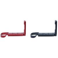 2X Quick Release L Plate Bracket Holder Hand Grip for Canon EOS R5 EOS R6 for Arca Swiss Tripod Ballhead,Black &amp; Red