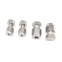 Fit Tube OD 3-25mm 1/8 1/4 3/8 1/2 1 304 Stainless Steel End Cap Pipe Plug Ferrule Pneumatic Air Compression Connector