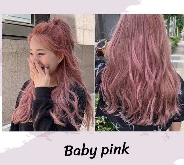 Cùng khám phá những gam màu tím hồng trong thuốc nhuộm tóc nổi bật và dễ thương này! Hãy để mái tóc của bạn trở nên nữ tính và ấn tượng hơn với hình ảnh này.