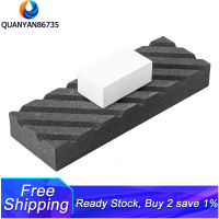 Dual Grit Coarse/Fine Flattening Stone Set - Two Sharpening Stones Flattener - Whetstone Fixer with Grooves