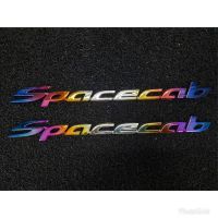 โลโก้ spacecab  สีรุ้ง 1 คู่