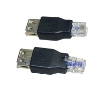 USB 2.0 A Female To RJ11 4Pin 6P4C Male Network Phone Connector Adapter