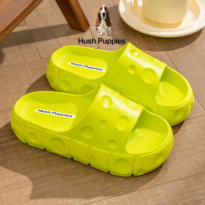 *Hush Puppies รองเท้าผู้หญิง รุ่น MOON CHEESE HP PWSZH117 GREEN Slides รองเท้า รองเท้าแตะ Womens Platform Slippers