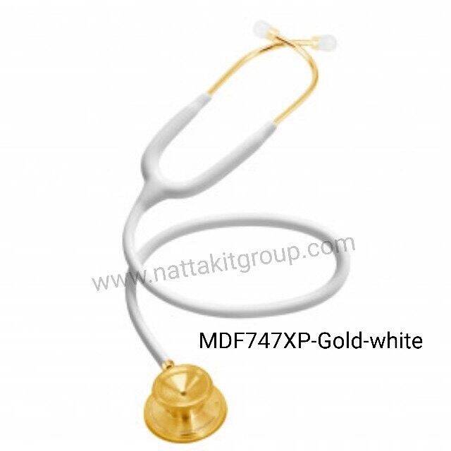 mdf-หูฟังทางการแพทย์-stethoscope-acoustica-mdf747xp-k29-gold-white