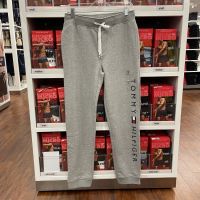 original Tommy Hilfiger authentic purchase Tommy Hilfiger new mens autumn and winter trousers sports plus velvet couple style sweatpants