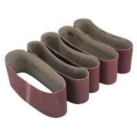 5pcs 75x457mm Abrasive Sanding Belts 60 80 100 120 240 Grits Grinding Polishing Replacement Paper For Sander Power Tool