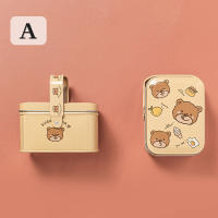 baoda 1pcs VINTAGE กระเป๋าเดินทางขนาดเล็กเก็บดีบุกกล่องขนมโลหะกล่องของขวัญ Cookie Gift BOX กระเป๋าเดินทางขนาดเล็ก