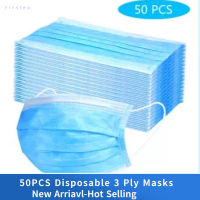 [Homesty] [Flash Sale] face mask 50Pcs/box Firstep mask face Disposable 3Ply Face Mask Earloop Sterile Anti Pollution Dust Protective Respirator Face