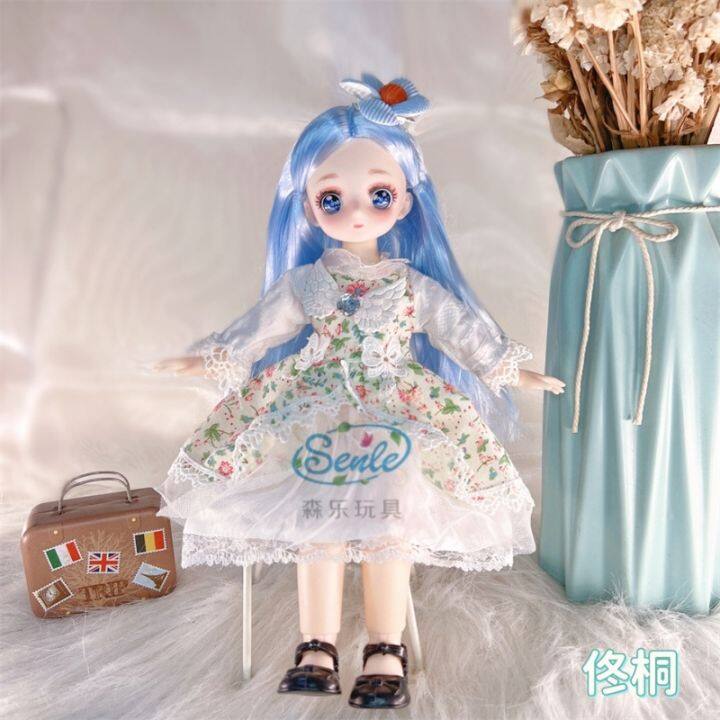 ตุ๊กตา-bjd-3d-ข้อต่อขยับได้-30-ซม-ของเล่นสําหรับเด็ก