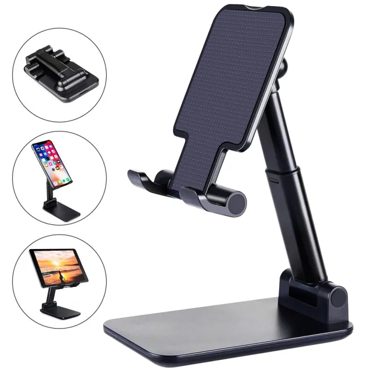 HOCE Folding Telescopic Desk Mobile Phone Holder Stand For iPhone iPad ...