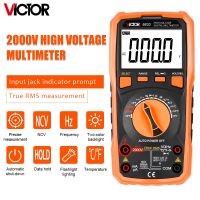 ZZOOI Victor 9820 2000V High Voltage Digital Multimeter For Mine AC DC Voltmeter True RMS Resistance Capacitor Tester Frequency Meter