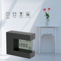 Electronic Desktop LCD Calendar Alarm clock with Indoor &amp; Count Down Kitchen Timer for home office table watch