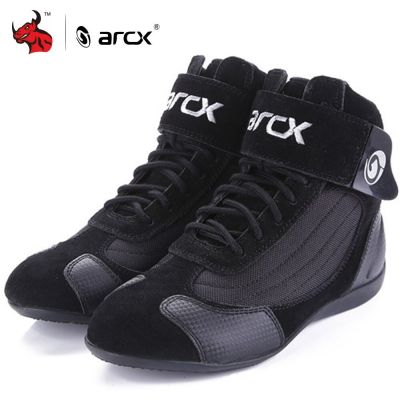 ARCX รองเท้ารถจักรยานยนต์ผู้ชาย Moto รองเท้าขี่ระบายอากาศรองเท้ารถจักรยานยนต์รถมอเตอร์ไซด์ C HOPPER Cruiser T Ouring รองเท้าข้อเท้า #