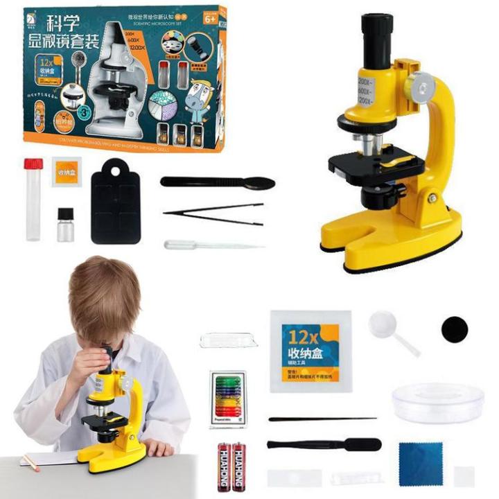 toddler-microscope-1200x-magnification-discovery-microscope-with-specimen-preschool-science-toy-stem-amp-science-toy-kid-gift-microscope-kits-for-kids-8-12-stem-projects-good