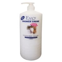 ? อีโว ครีมอาบน้ำนมแพะผสมน้ำนมข้าว | Evo Shower Creme Goats Milk + Rice Milk 2100ml