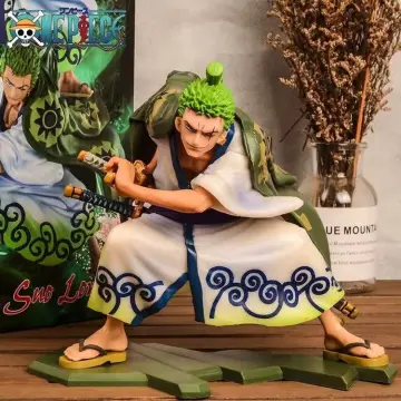 One Piece Figure Wano Country Roronoa Zoro Sword Enma Action Figure Anime  Statue Pvc Collection Model Toys For Kids Gift Tw