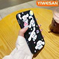 YIWESAN เคสสำหรับ Huawei Y9s P Smart Pro 2019ลายการ์ตูน Cinnamoroll เคสโทรศัพท์ซิลิโคนนิ่มดั้งเดิมลายขอบสี่เหลี่ยมฝาครอบหลังเคสนิ่มคลุมทั้งหมดเคสห่อหุ้มกล้องสำหรับเลนส์