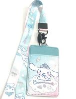 CINNAMOROLL BIG1 สายคล้องคอ สายคล้องบัตร ที่ใส่บัตร ซองใส่บัตร พร้อมสายคล้องคอ ลายCINNAMOROLL งานดี สวยงาม สำหรับ บัตร 6x8 cm (body 7x11cm) งานสวย งานดี  NPNN SHOP