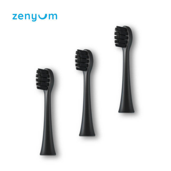 zenyum-หัวแปรง-รีฟิล-แพ็ก-3-ชิ้น-คละสีไม่ได้-แปรงสีฟัน-แปรงสีฟันไฟฟ้า-ไม่จัดฟันใช้ได้-จัดฟันใสใช้ได้-ขนนุ่ม-dupont-toothbrush