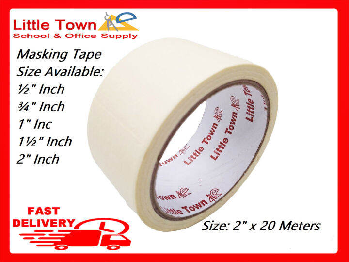 3 Rolls Masking Tape Available Sizes Lazada PH