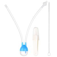 3pcs/set Newborn Baby Nose Cleaner Baby Care Kids Vacuum Suction Nasal Aspirator Set Infants Medicine Dropper Accessories