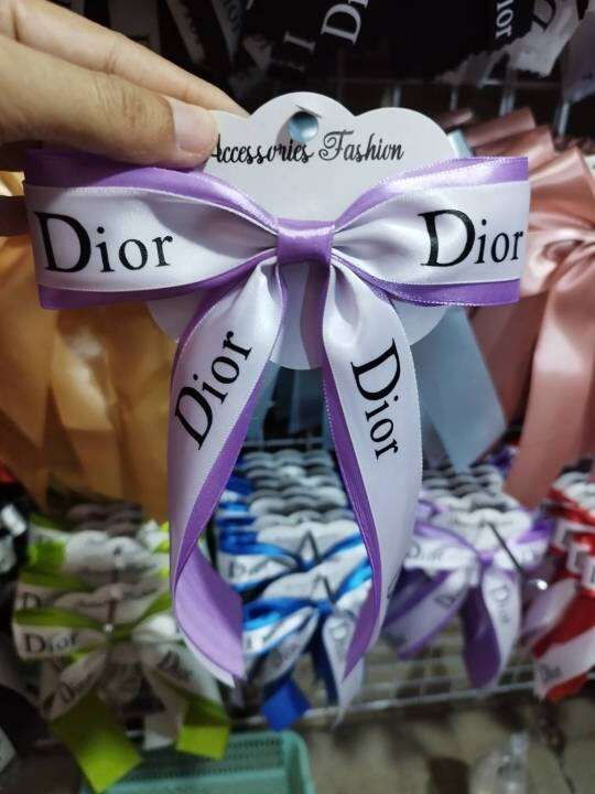 ตา168ช้อป-โบว์dior-ริบบิ้นมัดผม-โบว์น่ารักๆ-พร้อมส่งจากไทย