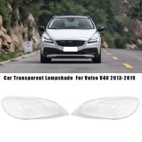 For -Volvo V40 2013-2019 Car Transparent Lampshade Headlight Cover Glasses Lamp Shade Headlight Shell Cover Lens